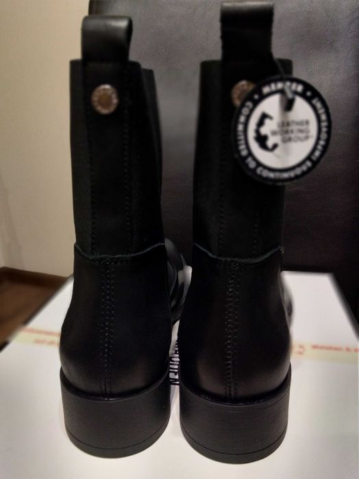 боти Steve Madden естествена кожа, 39  р-р нови с кутия