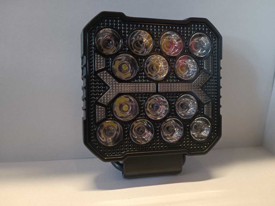 Халогенна работна лампа 12V-24V бяла и жълта светлина 4х4 АТВ Коли