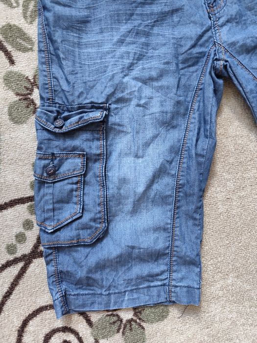 Мъжки къси панталони от памучен плат