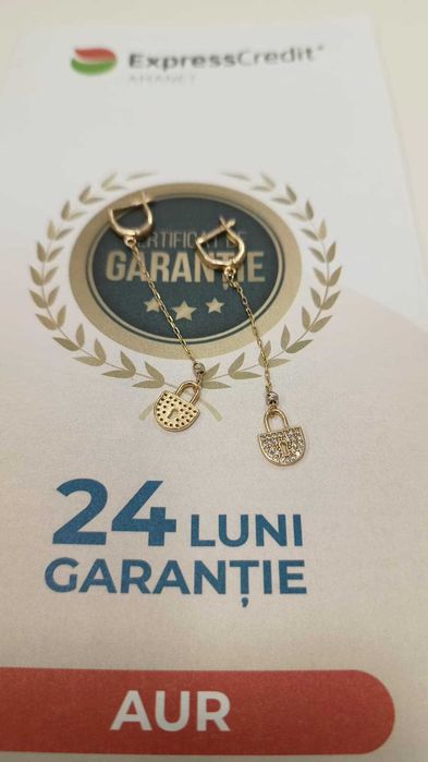 Cercei aur 14K 2.43gr [AG24 Harlau B.46133.2] - Garantie 2 ani!