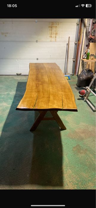 Vand masa stejar  270x80 cm