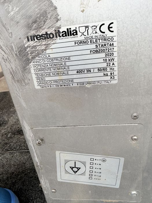 Cuptor pizza profesional Resto italia utilizat