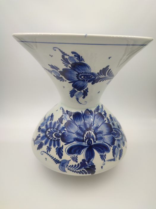 Ваза Делфт, Delfts - Винтидж Холандия