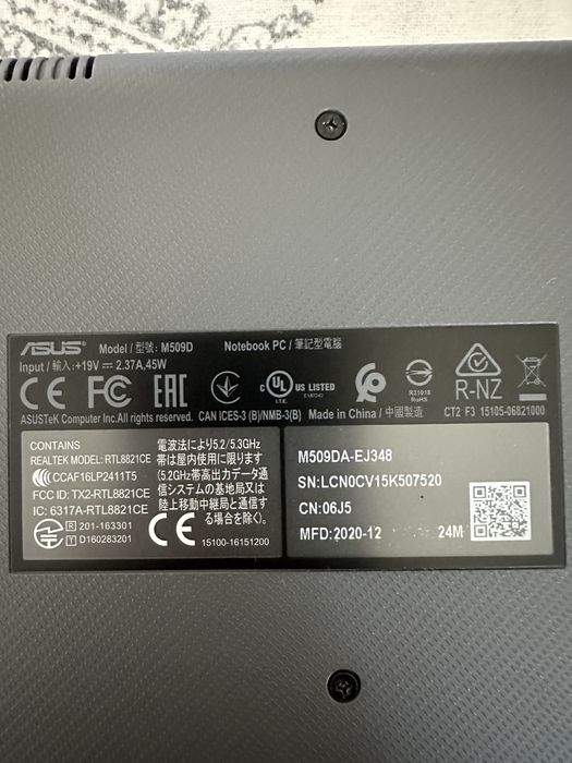 Laptop Asus M509DA
