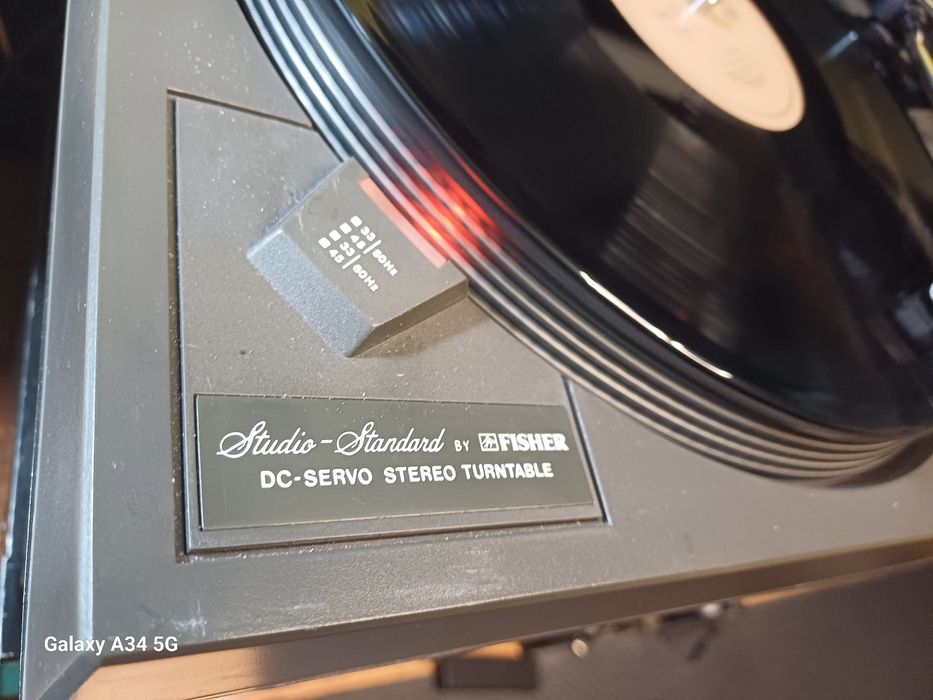 Fisher Mt-6211 belt drive pick-up dc-servo stereo ca siTechnics