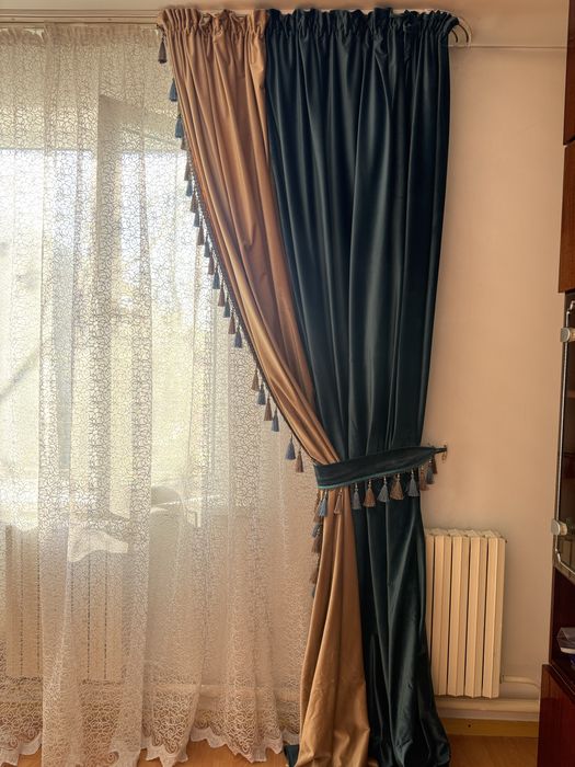 Шторы и тюль комплект