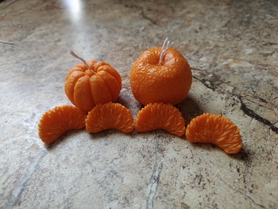 Свечи мандарины (мандаринки)