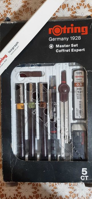 Комплект рапитографи Rotring с много подаръци