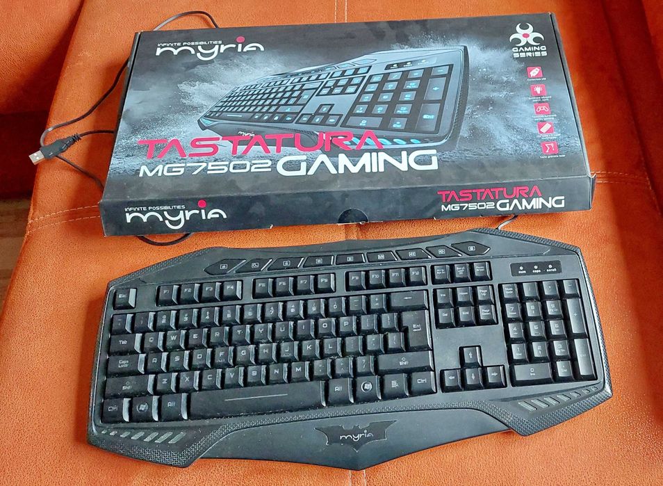 Tastatura Gaming Myria BATMAn iluminata