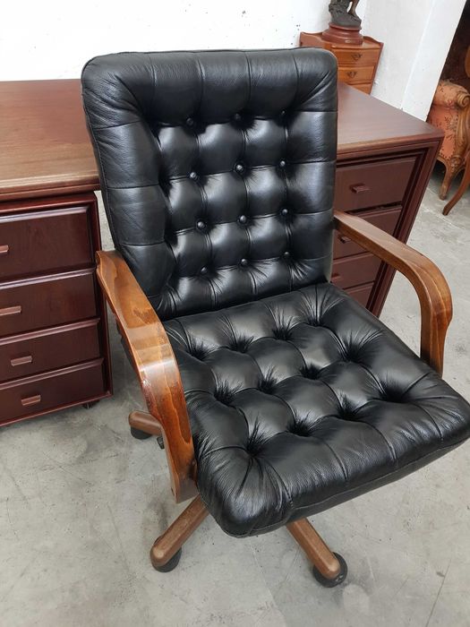 Scaun de birou "Vivian"/stil chesterfield!