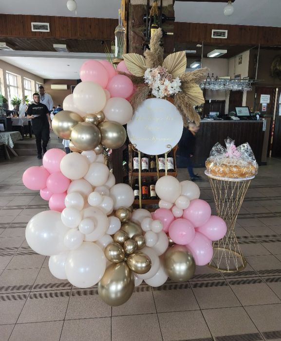 Украса статив за Изписване на новородено бебе, погача, кръщне и рожден