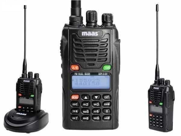 Statie emisie receptie, transceiver portabil VHF/UHF, MAAS AHT-2UV