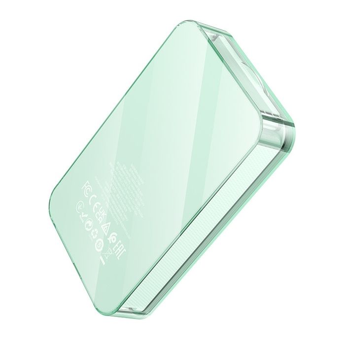 Hoco Q14A Transparent 2in1 Magnetic Power Bank 10000mAh for iPhone 15