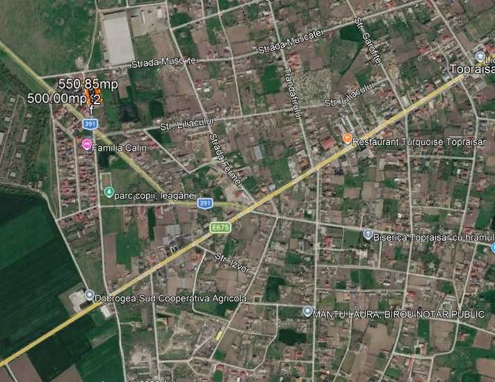 Teren Topraisar de vanzare 1lot 500 mp