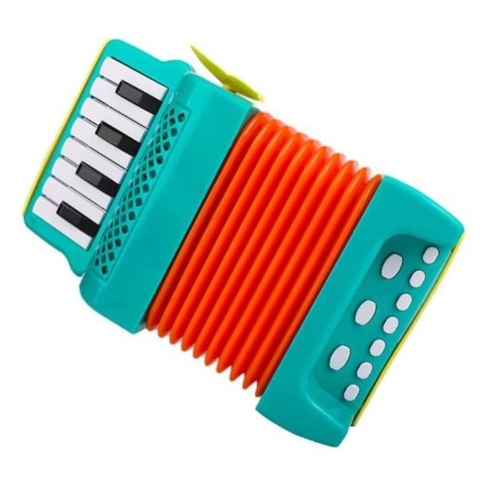 Acordeon interactiv pentru copii cu 10 clape,2 bași,29x15x17 cm,nou
