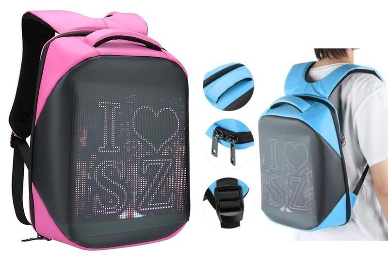 Раница LED водоустойчива, LED раница три цвята.