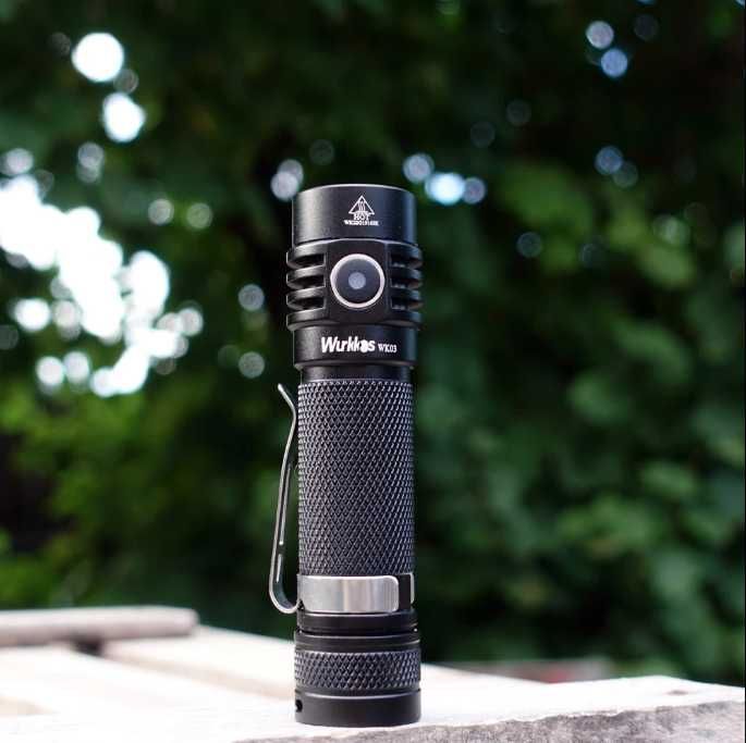 Високомощен Тактически Фенер Sofirn SC18 EDC Wurkkos WK03 1800LM Luminus SST40 LED IP68 18650 ATR TIR Оптика 90° Лъч 55грама 6061 Аерокосмически Клас