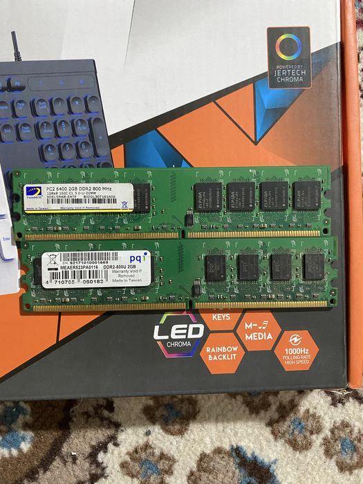 Планки ddr2 озу 2 гб