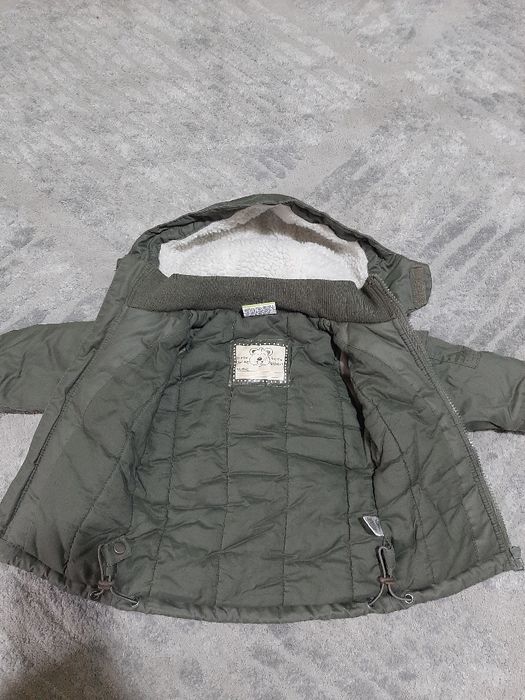 Детская куртка цвета хаки