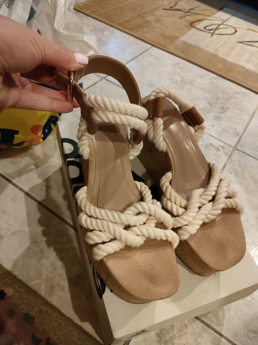 Sandale cu platformă, H&M, mărimea 38