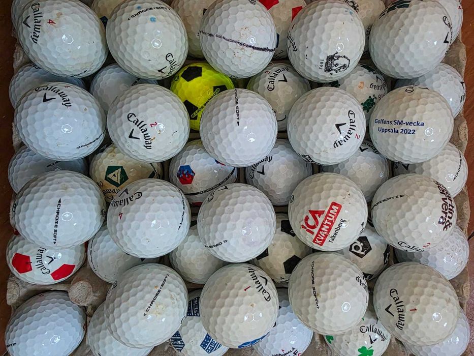 Mingi de golf Recuperate Callaway Chrome Soft, Clasa A