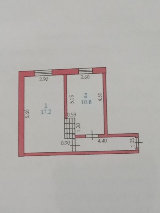 Продаётся одна комнатная квартира