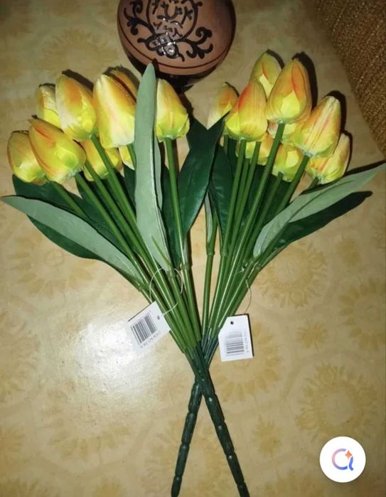 Тюльпаны жёлтые, искусственные