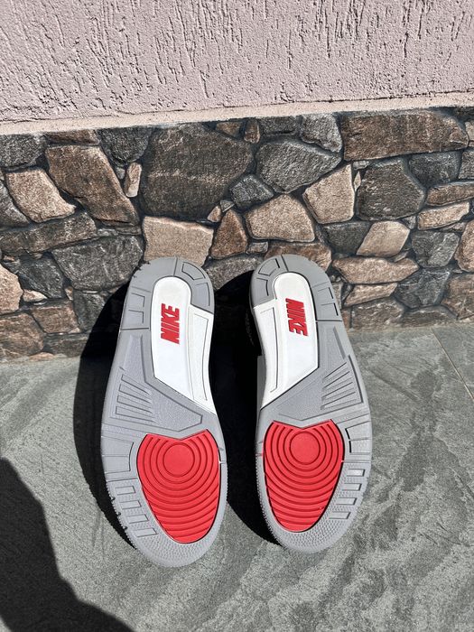 Jordan 3 Black Cement CADOU Crease Shields