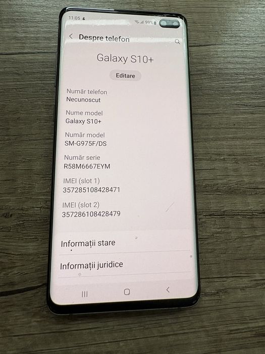 Vand Samsung Galaxy S10+