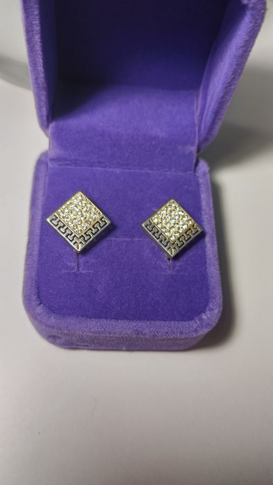 Серьги серебро 925 с фианитом