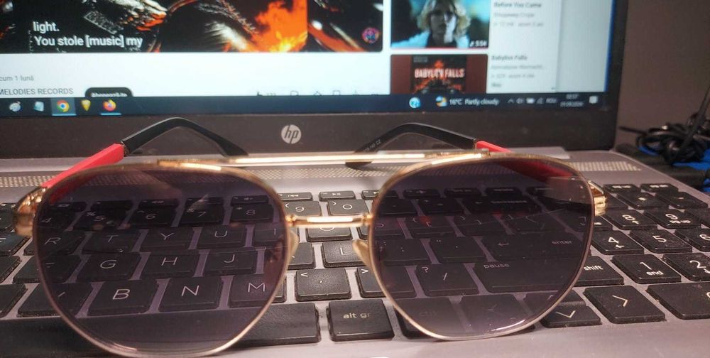 Prada Aviator Sunglasses A3607 55 18-140 C2