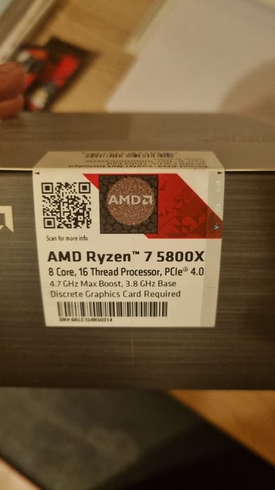 Ryzen 7 5800X Sigilat