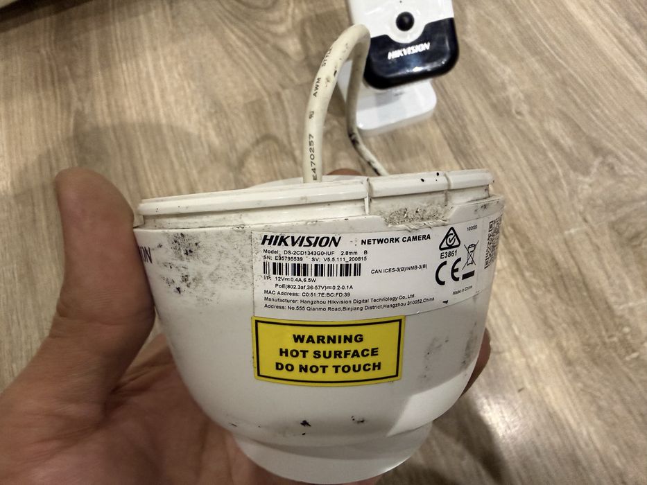 * HIKVISION 2 ip камеры видео наблюдения в рабочем состоянии не дорого