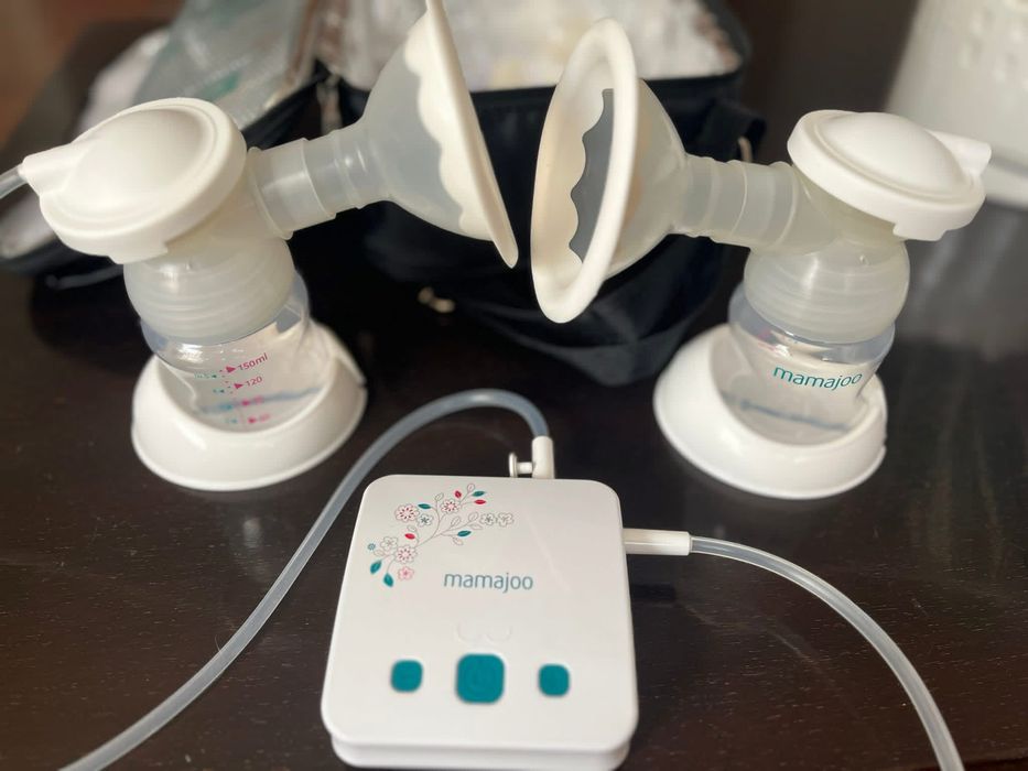 Pompa de san electrica dubla Mamajoo