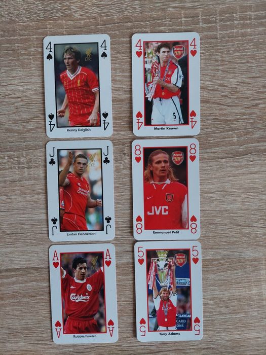 Карти Ливърпул, Арсенал и Игра на Тронове (безплатна доставка)