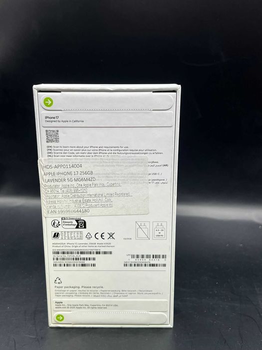 iPhone 17 Lavender / Sigilat / 256 GB * Krom Amanet Margeanului *