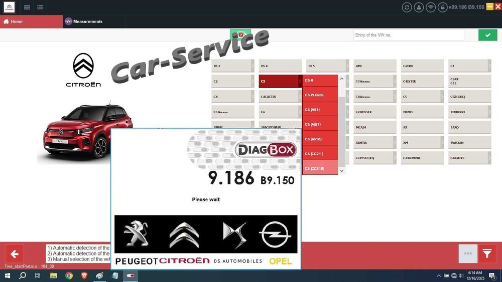 Interfata Citroen Peugeot Lexia full chipset Diagbox v9.186 , 921815 C