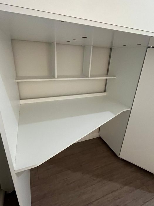 Кровать-чердак с рабочей зоной