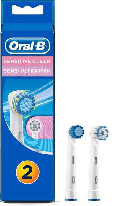 Oral-B 1x Sensitive Clean & 1x Sensi Ultrathin резервни глави