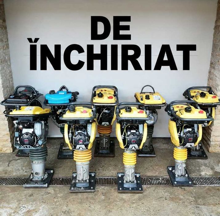 Inchiriem mai compactor ,vibrator beton, aparat electrofuziune!