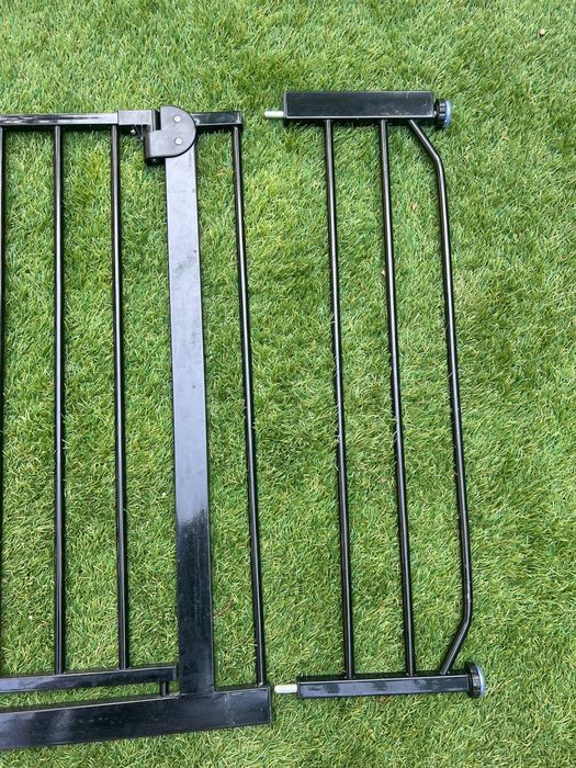 Poartă de siguranță extensibilă ISP Baby Safety Guard 7407, 75-115 cm, negru