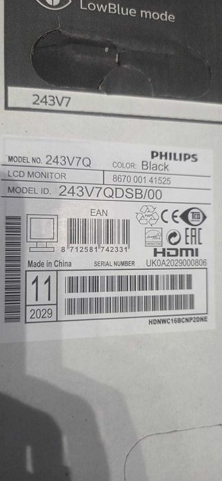 Monitor gaming Philips IPS led 24