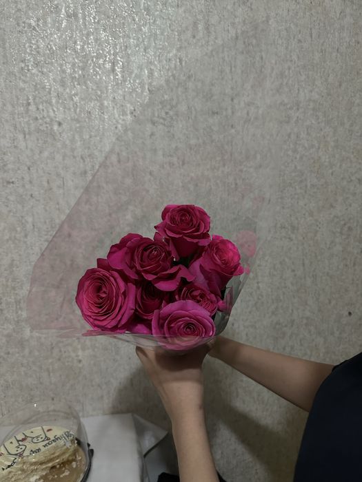 букет роза 7 штук