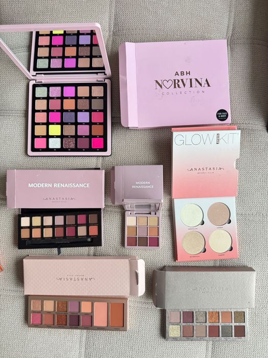 НОВО Оригинални палитри Anastasia Beverly Hills, Too Faced, Huda, MAC