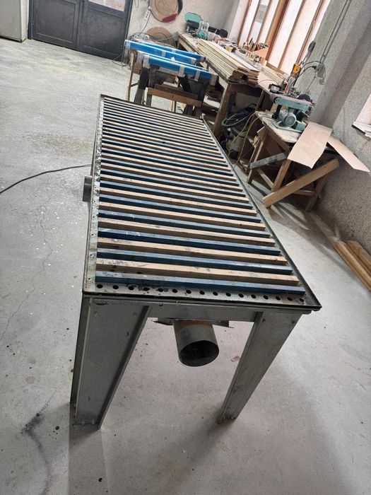 Masa profesionala pentru slefuit / masa de tamplarie, banc aspirant