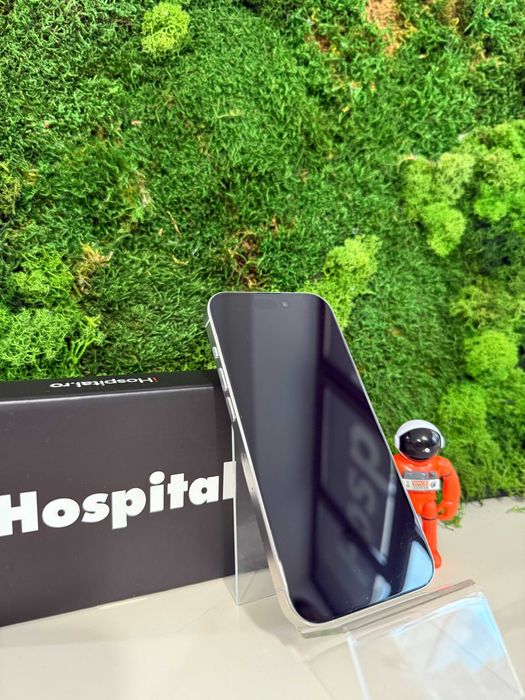 iPhone 15 Pro White Titanium Alb 128GB, 92% Baterie #7030