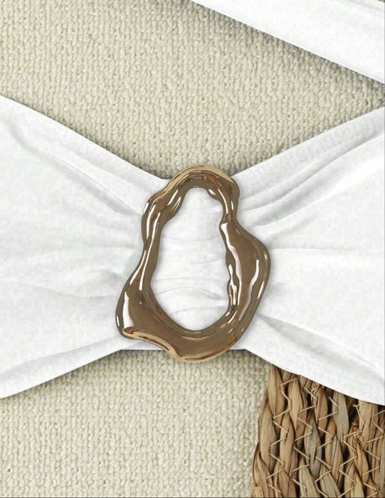 Бански комплект хит бял