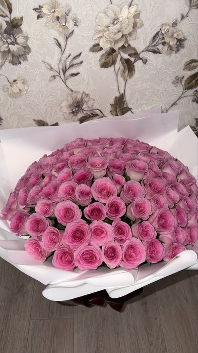 ЦВЕТЫ 101 роза,букет