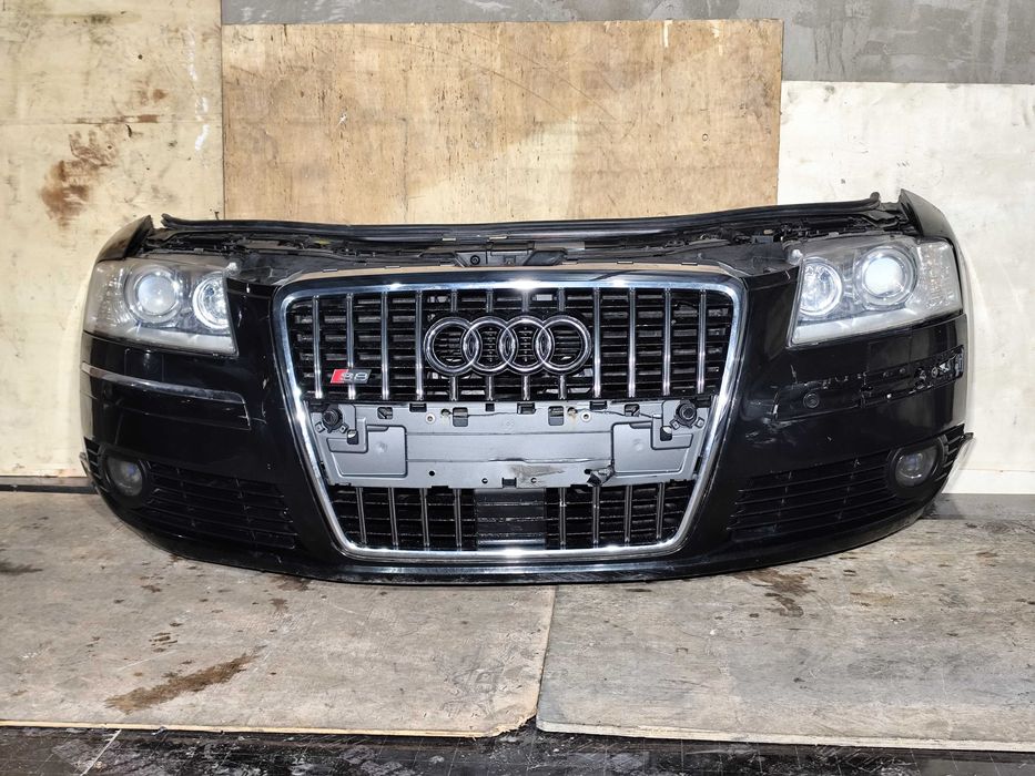 Ноускат Audi A8 S8 D3 1й рест 05-07г Ауди А8 Д3 A8D3 фары бампер