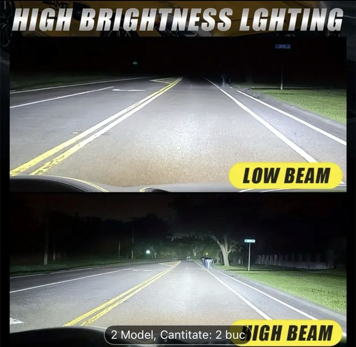 BULLVISION set 2 becuri led h7